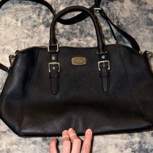 Michael kors Black Leather Handbag